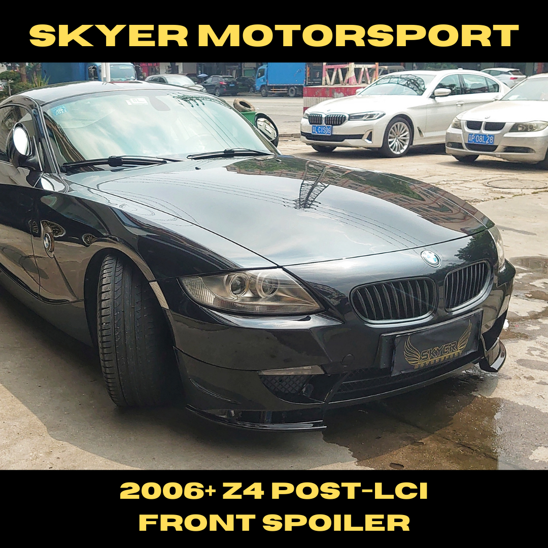 BMW Z4 2006+ E85/E86 Post-LCI Front Spoiler