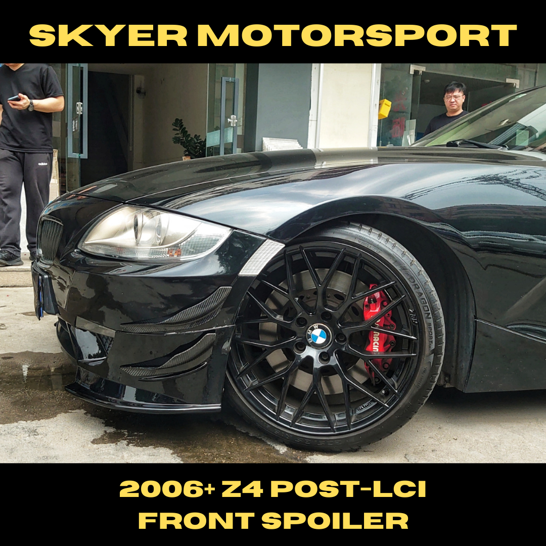 BMW Z4 2006+ E85/E86 Post-LCI Front Spoiler