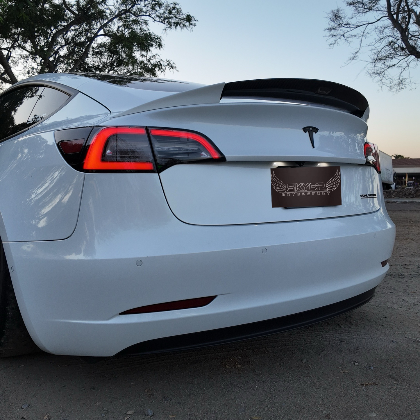 Tesla Model 3 Time Attack Spoiler