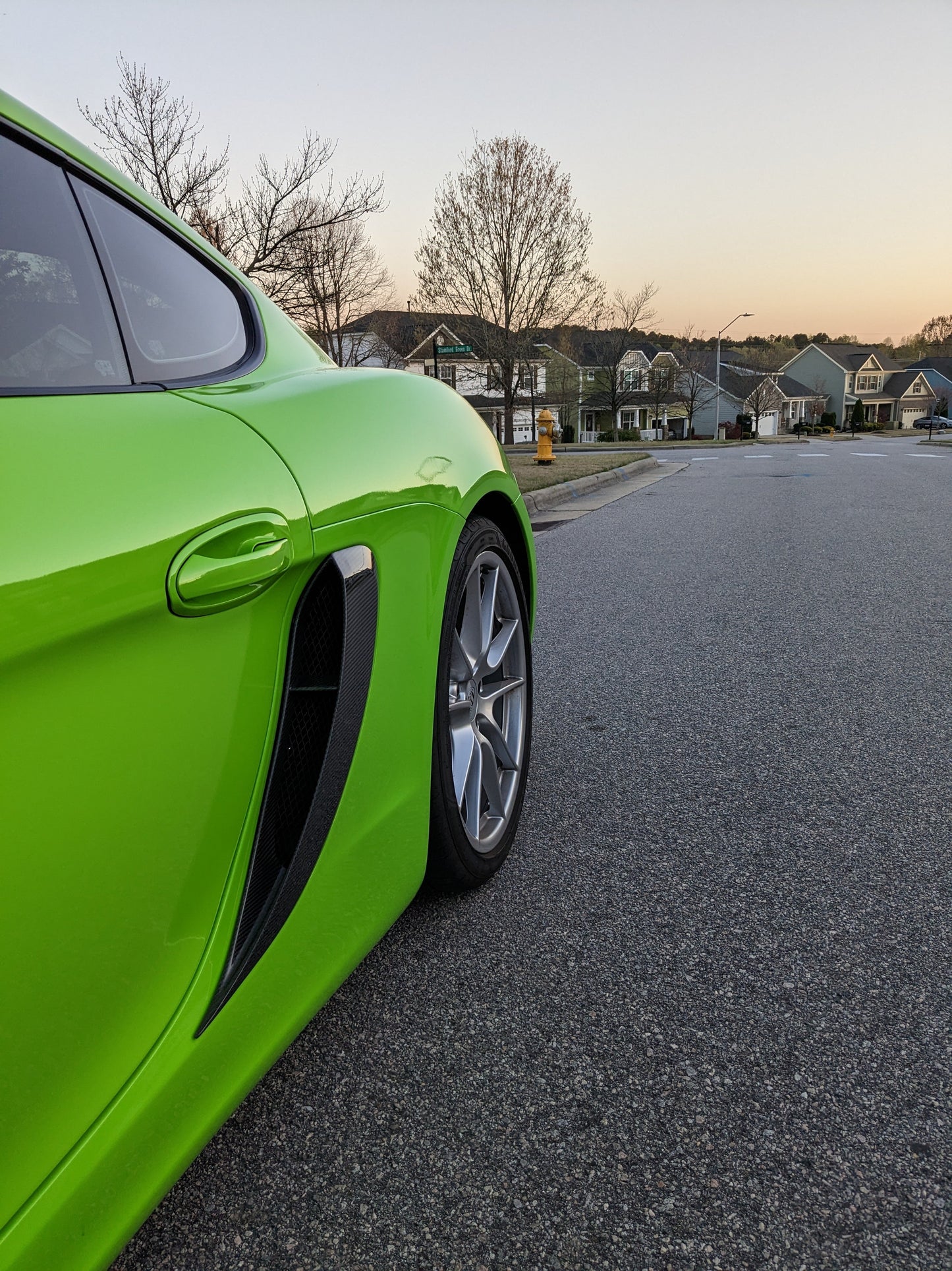 Porsche Cayman Boxster 981 Air Side Scoops